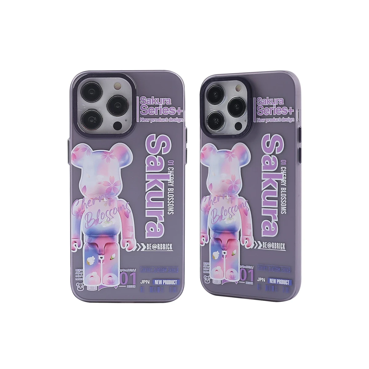 Newface Apple iPhone 14 Pro Kılıf Prada Desenli Kapak - Prada Mor - 1 — görsel 6