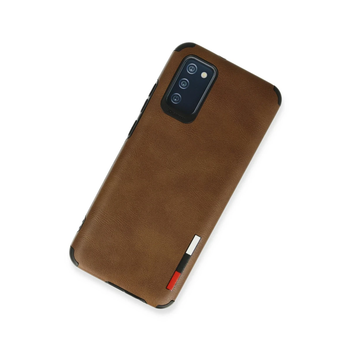 Newface Samsung Galaxy A03S Kılıf Loop Deri Silikon - Kahverengi — görsel 5