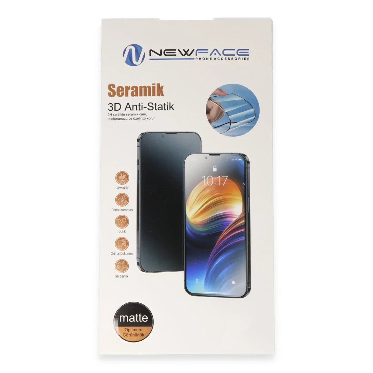 Newface Oppo A74 4G 3D Antistatik Mat Seramik Nano Ekran Koruyucu — görsel 9