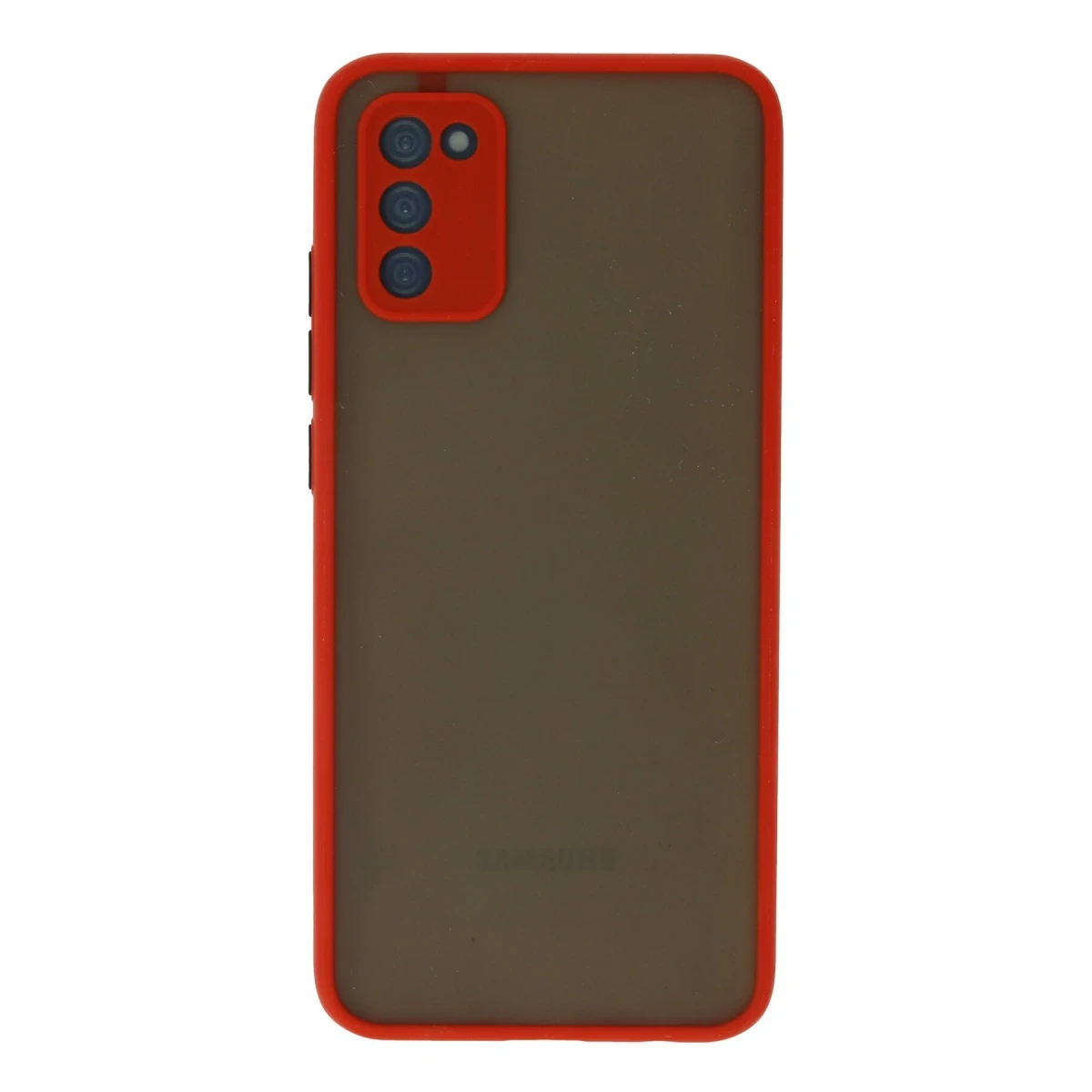 Newface Samsung Galaxy A03S Kılıf Montreal Silikon Kapak - Kırmızı — görsel 4