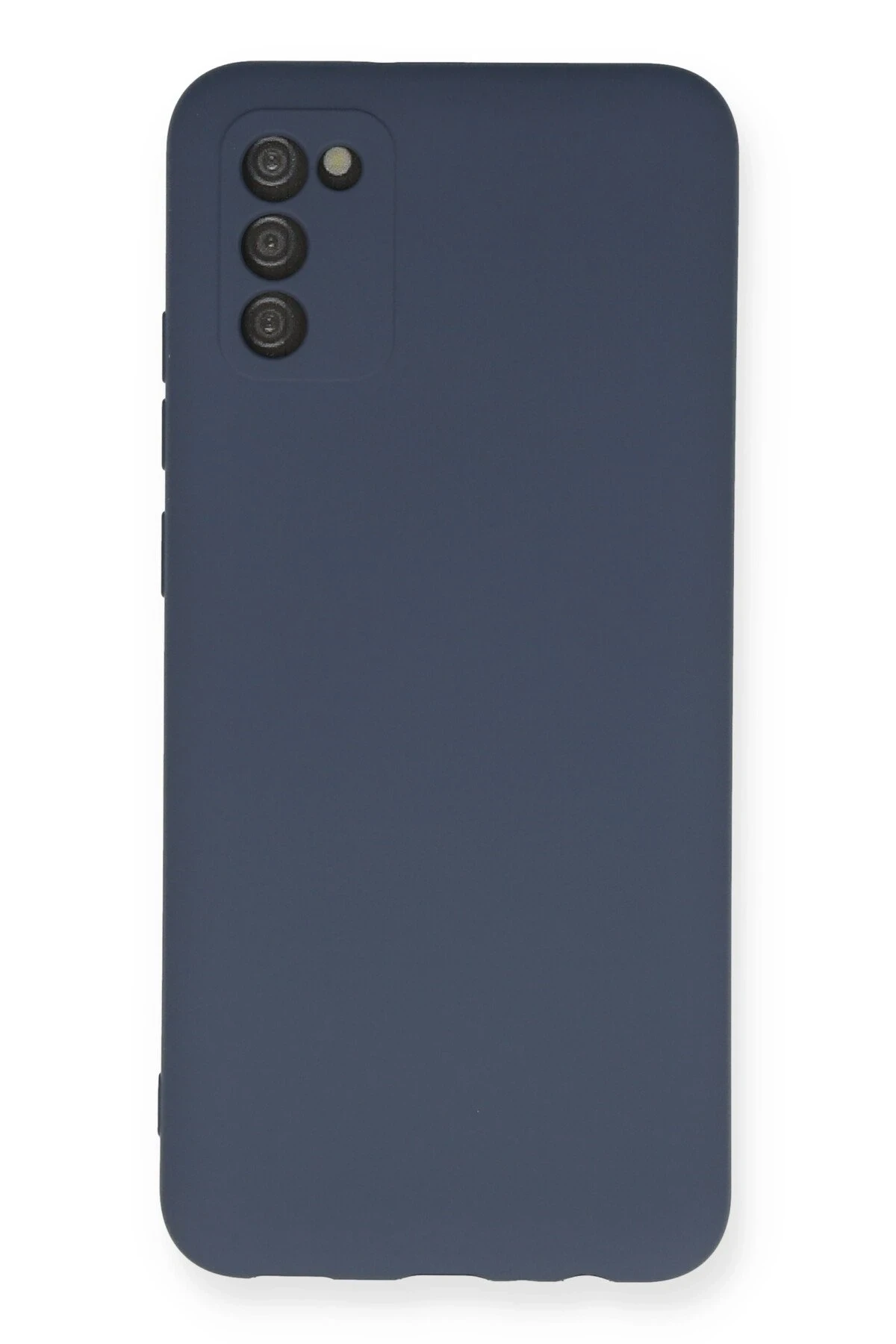 Newface Samsung Galaxy A03S Kılıf Nano içi Kadife Silikon - Gri