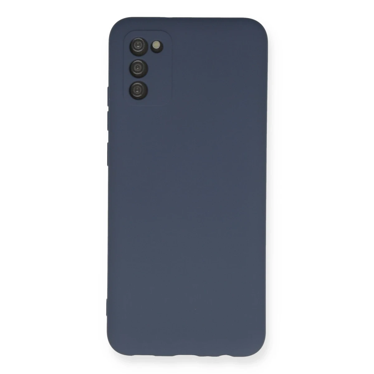 Newface Samsung Galaxy A03S Kılıf Nano içi Kadife Silikon - Gri — görsel 5