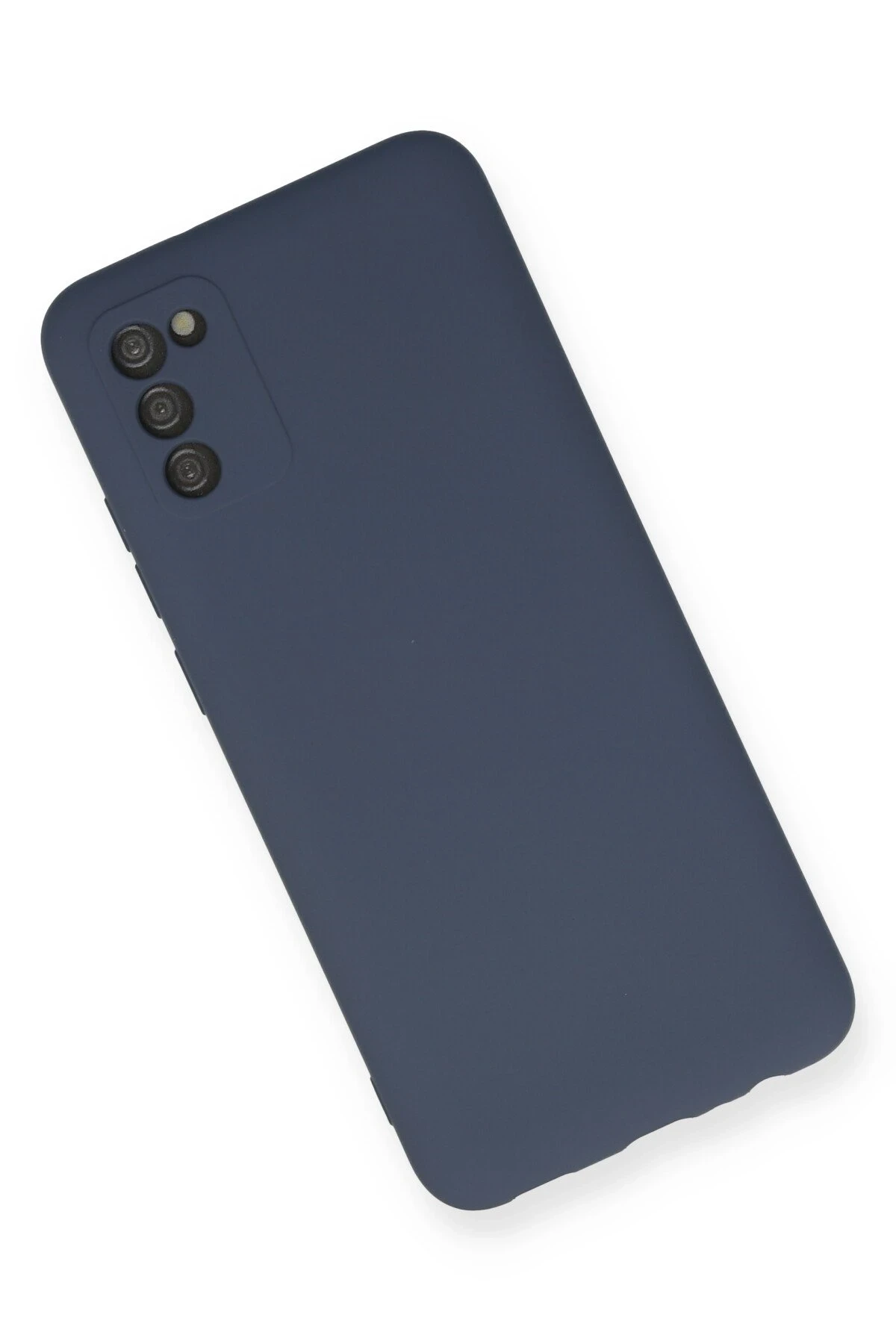 Newface Samsung Galaxy A03S Kılıf Nano içi Kadife Silikon - Gri
