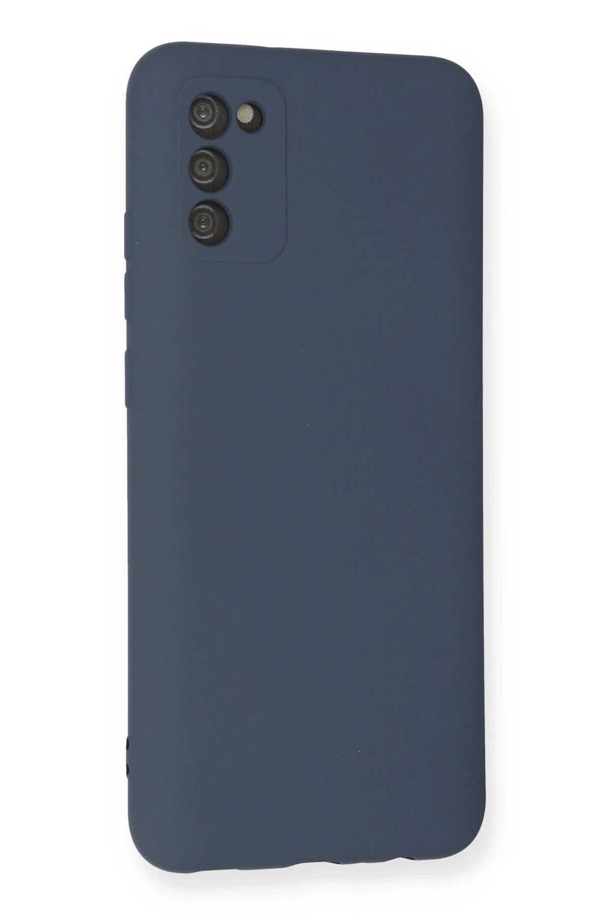 Newface Samsung Galaxy A03S Kılıf Nano içi Kadife Silikon - Gri