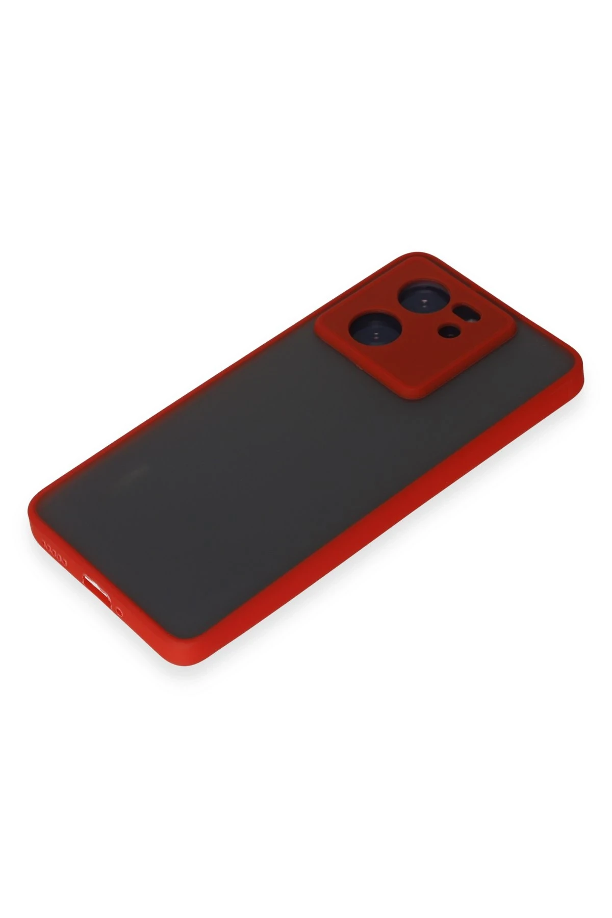 Newface Xiaomi Mi 13T Pro Kılıf Montreal Silikon Kapak - Kırmızı