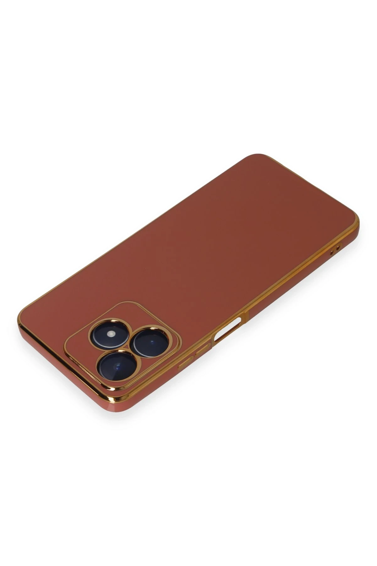 Newface Realme C53 Kılıf Volet Silikon - Kırmızı