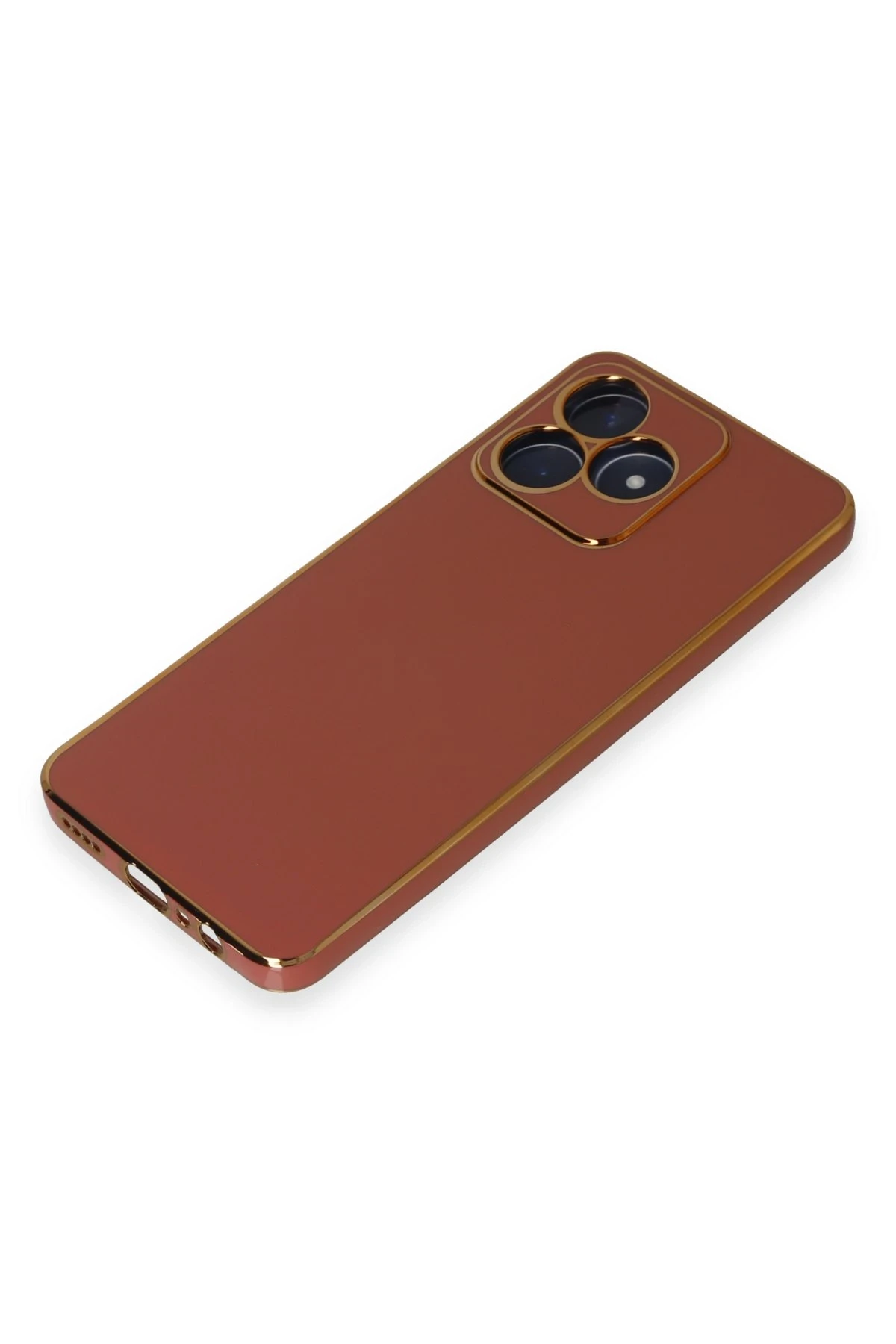 Newface Realme C53 Kılıf Volet Silikon - Kırmızı