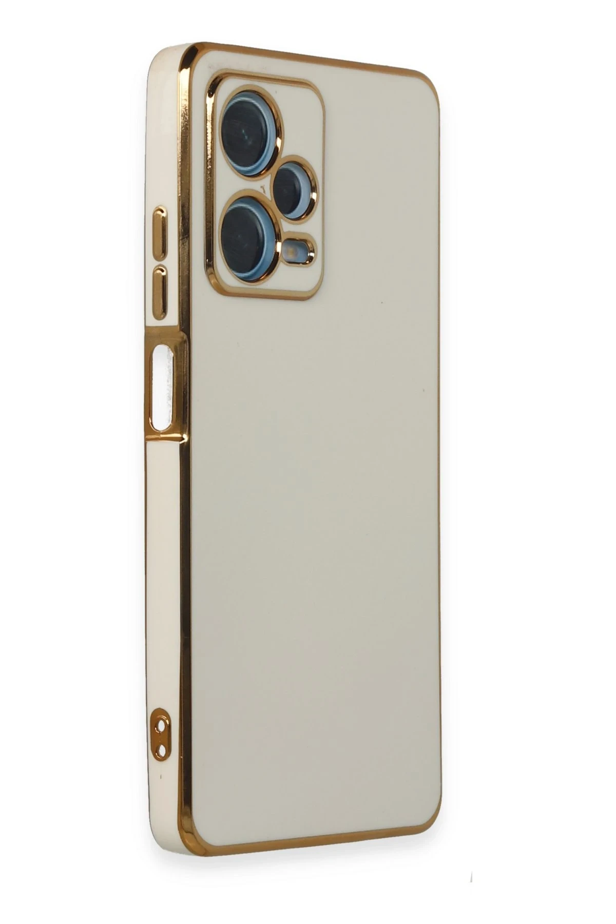 Newface Xiaomi Redmi Note 12 Pro Plus Kılıf Volet Silikon - Beyaz