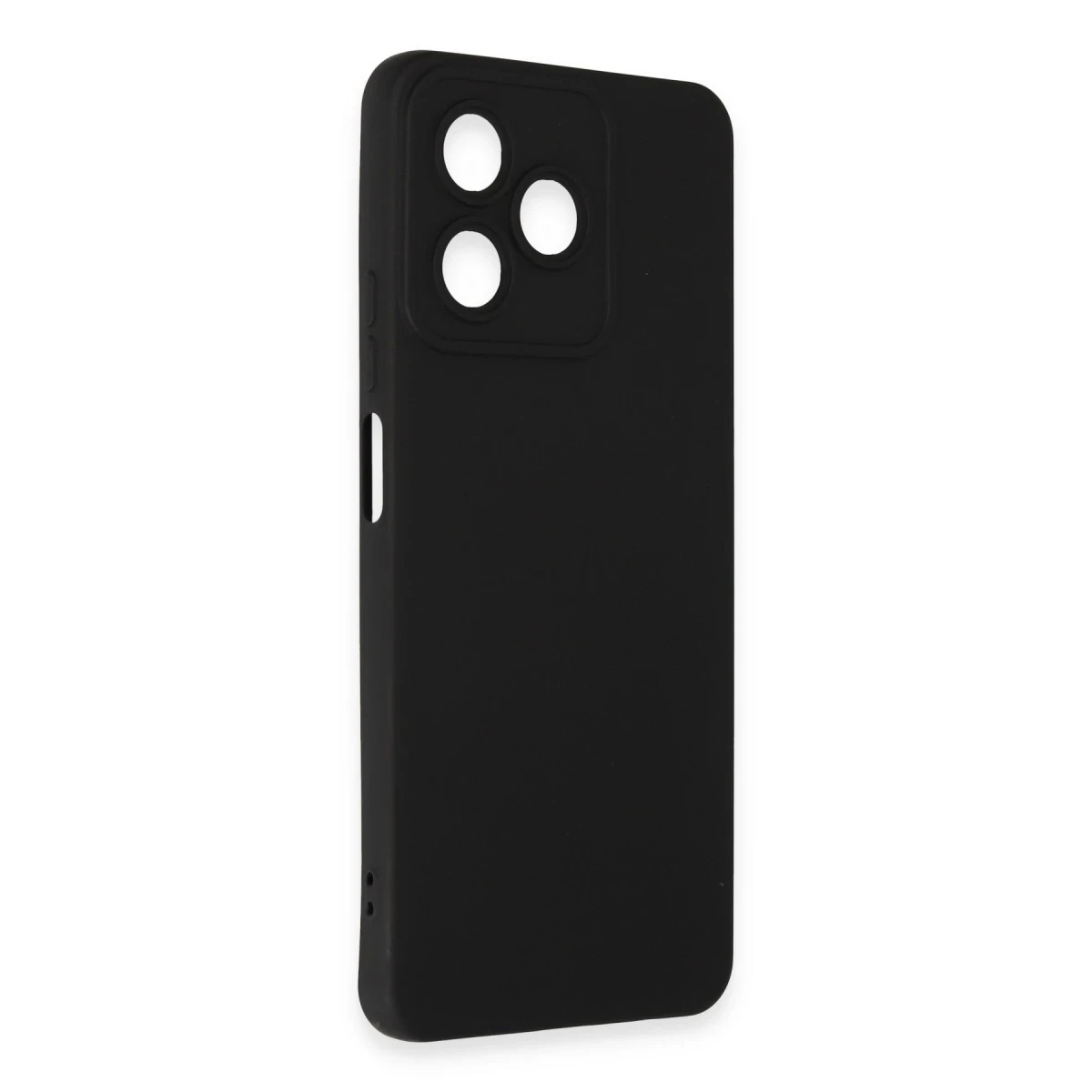 Newface Realme C53 Kılıf Nano içi Kadife Silikon - Siyah — görsel 5