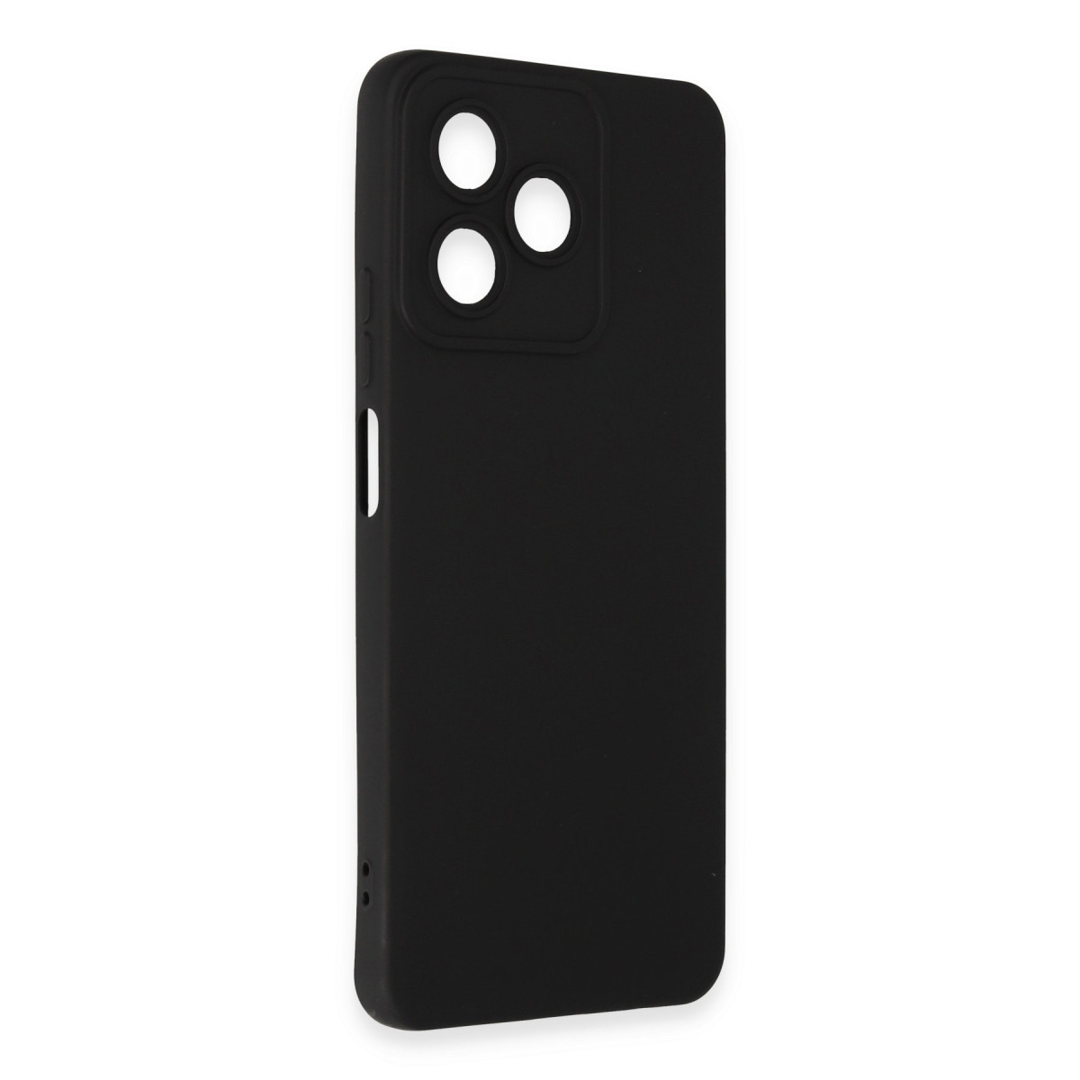 Newface Realme C53 Kılıf Nano içi Kadife Silikon - Siyah — görsel 8