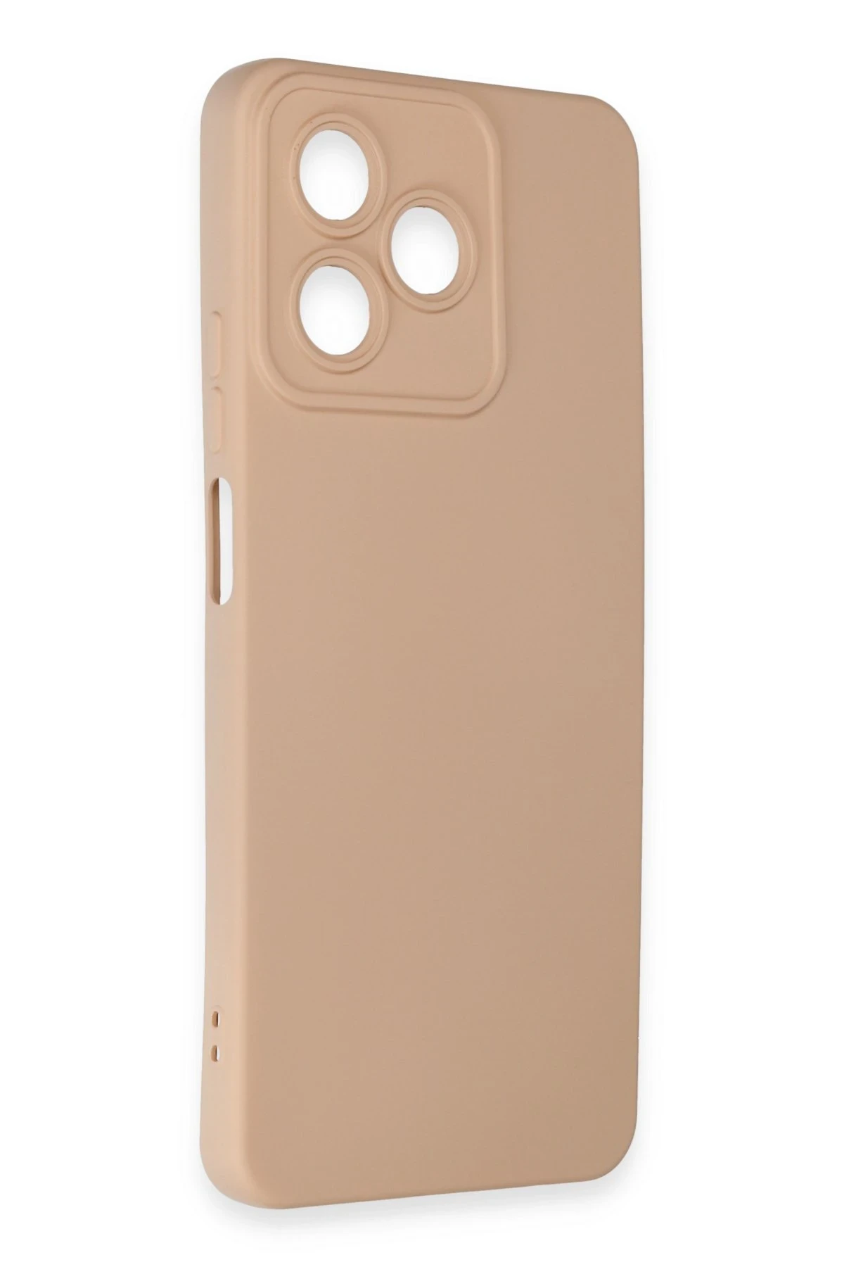 Newface Realme C53 Kılıf Nano içi Kadife Silikon - Pudra