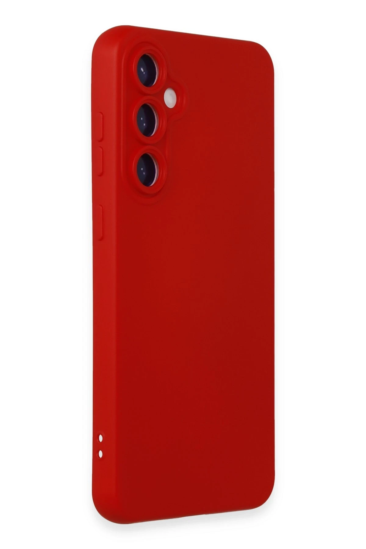 Newface Samsung Galaxy S23 FE Kılıf Nano içi Kadife Silikon - Kırmızı