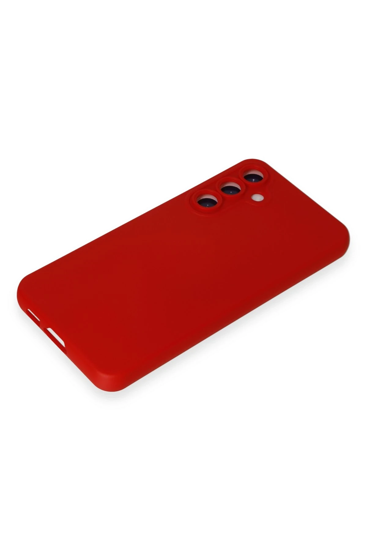 Newface Samsung Galaxy S23 FE Kılıf Nano içi Kadife Silikon - Kırmızı