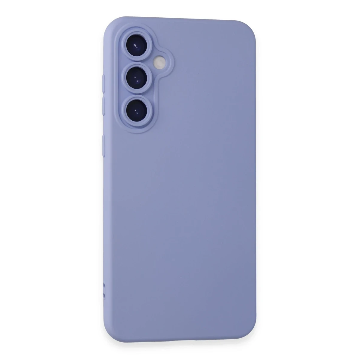Newface Samsung Galaxy S23 FE Kılıf Nano içi Kadife Silikon - Lila