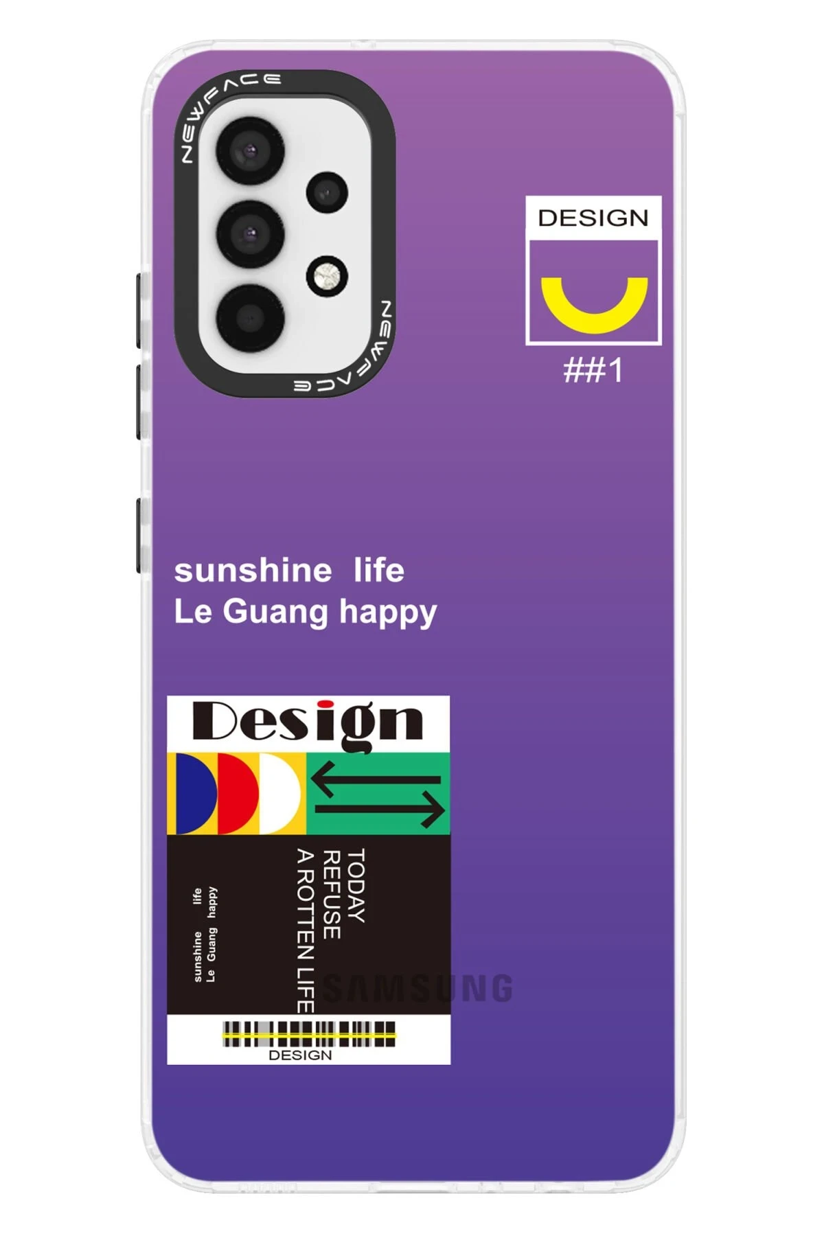 Newface Samsung Galaxy A53 5G Kılıf Estoril Desenli Kapak - Estoril - 4