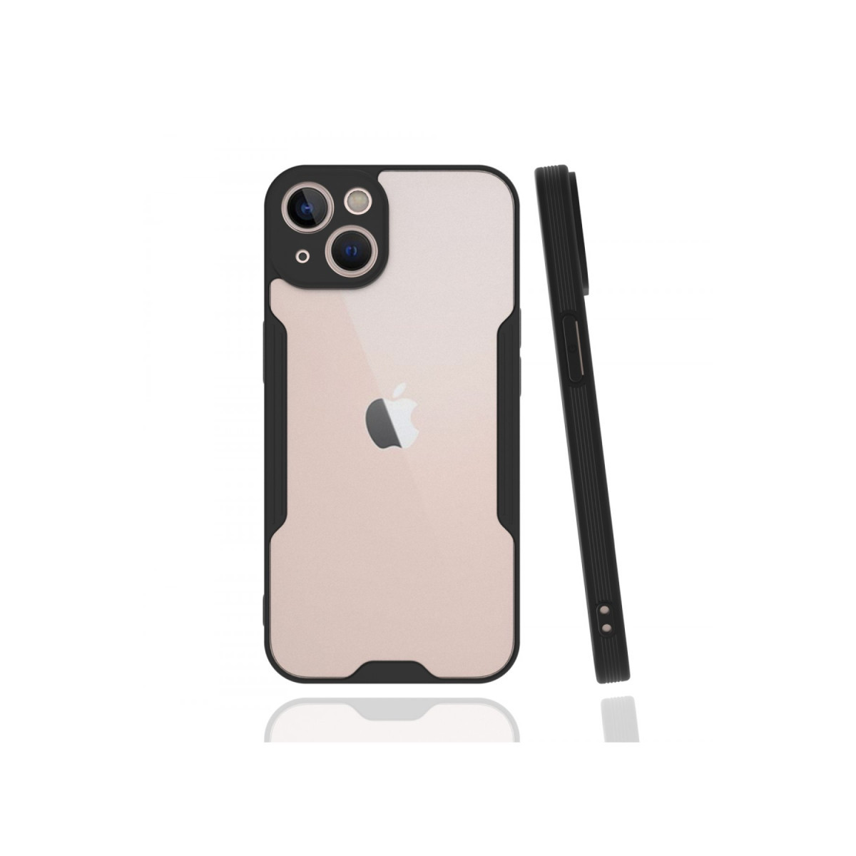 Newface Apple iPhone 13 Kılıf Platin Silikon - Siyah — görsel 3