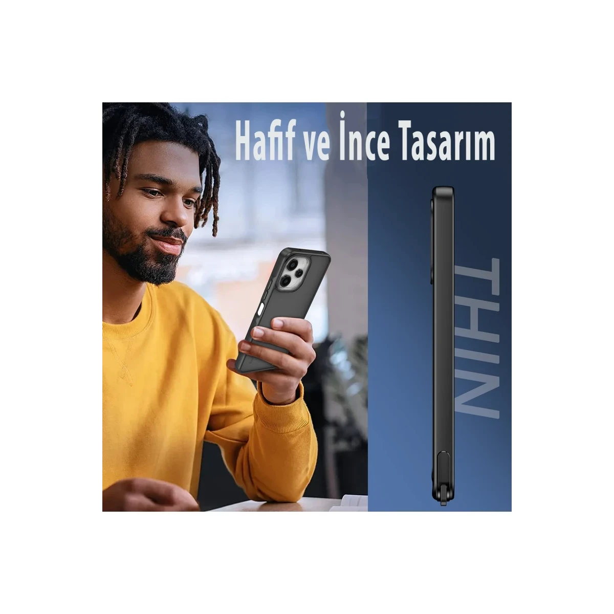 Newface Xiaomi Redmi 12 Kılıf Elegant Kapak - Siyah — görsel 12