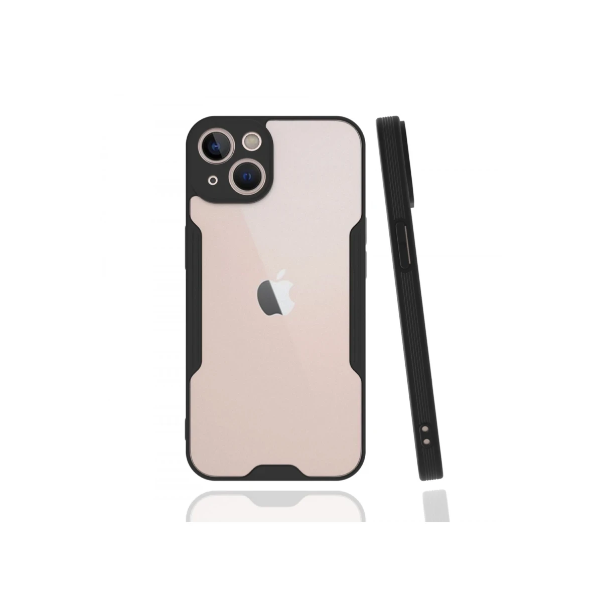Newface Apple iPhone 13 Mini Kılıf Platin Silikon - Siyah — görsel 2