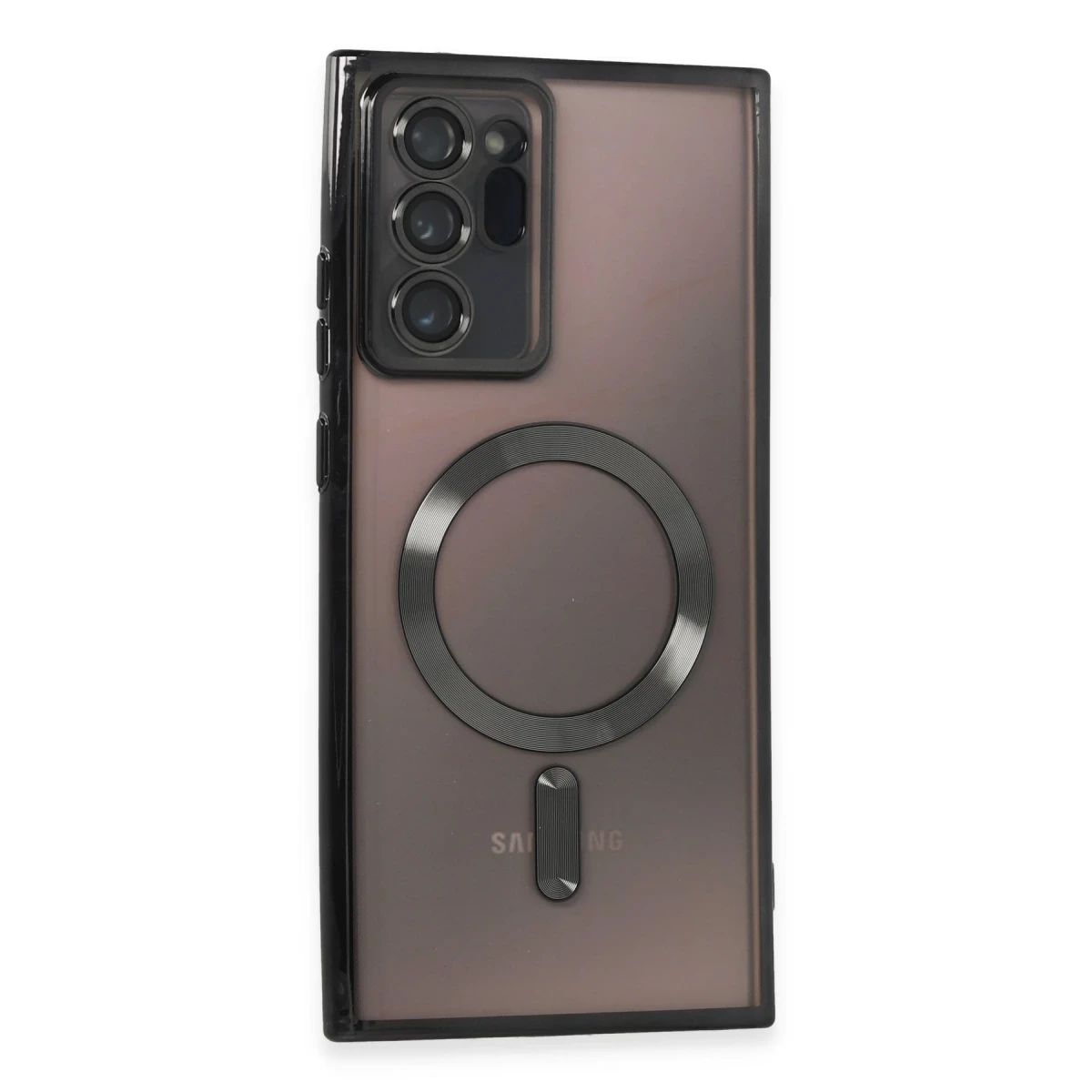 Newface Samsung Galaxy Note 20 Ultra Kılıf Kross Magneticsafe Kapak - Siyah