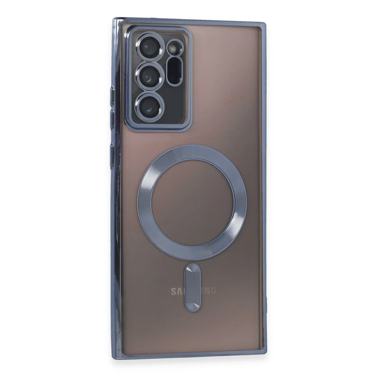 Newface Samsung Galaxy Note 20 Ultra Kılıf Kross Magneticsafe Kapak - Sierra Blue
