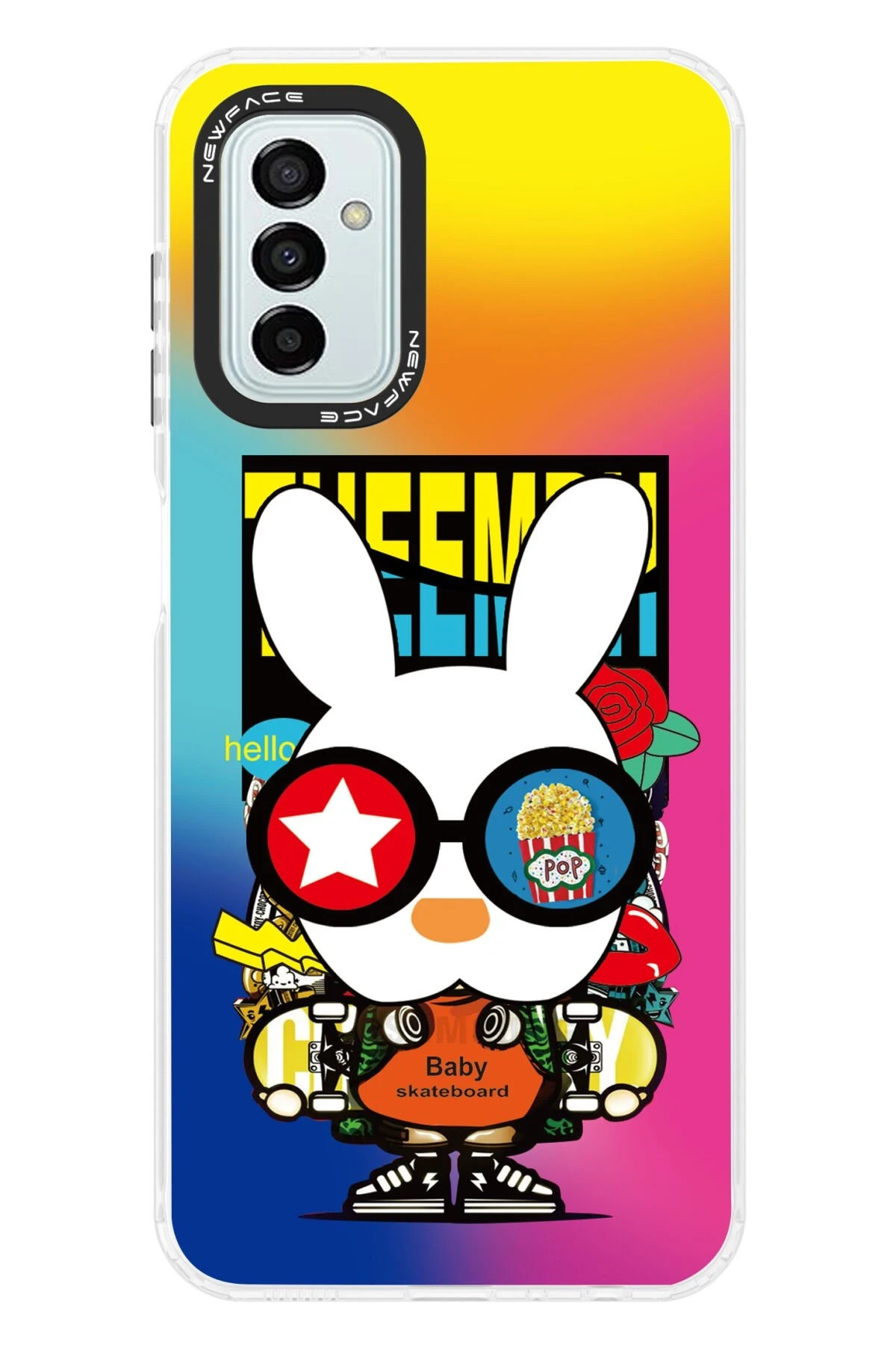 Newface Samsung Galaxy M13 Kılıf Estoril Desenli Kapak - Estoril - 10