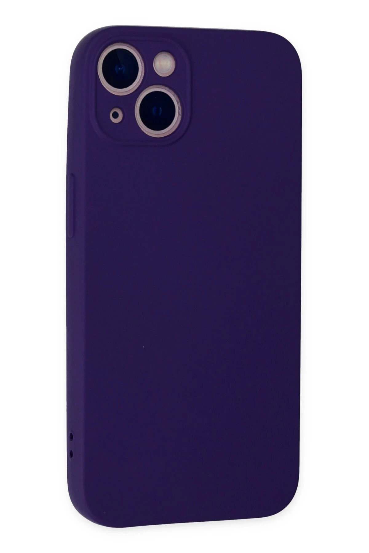 Newface iPhone 13 Mini Kılıf Nano içi Kadife Silikon - Mor