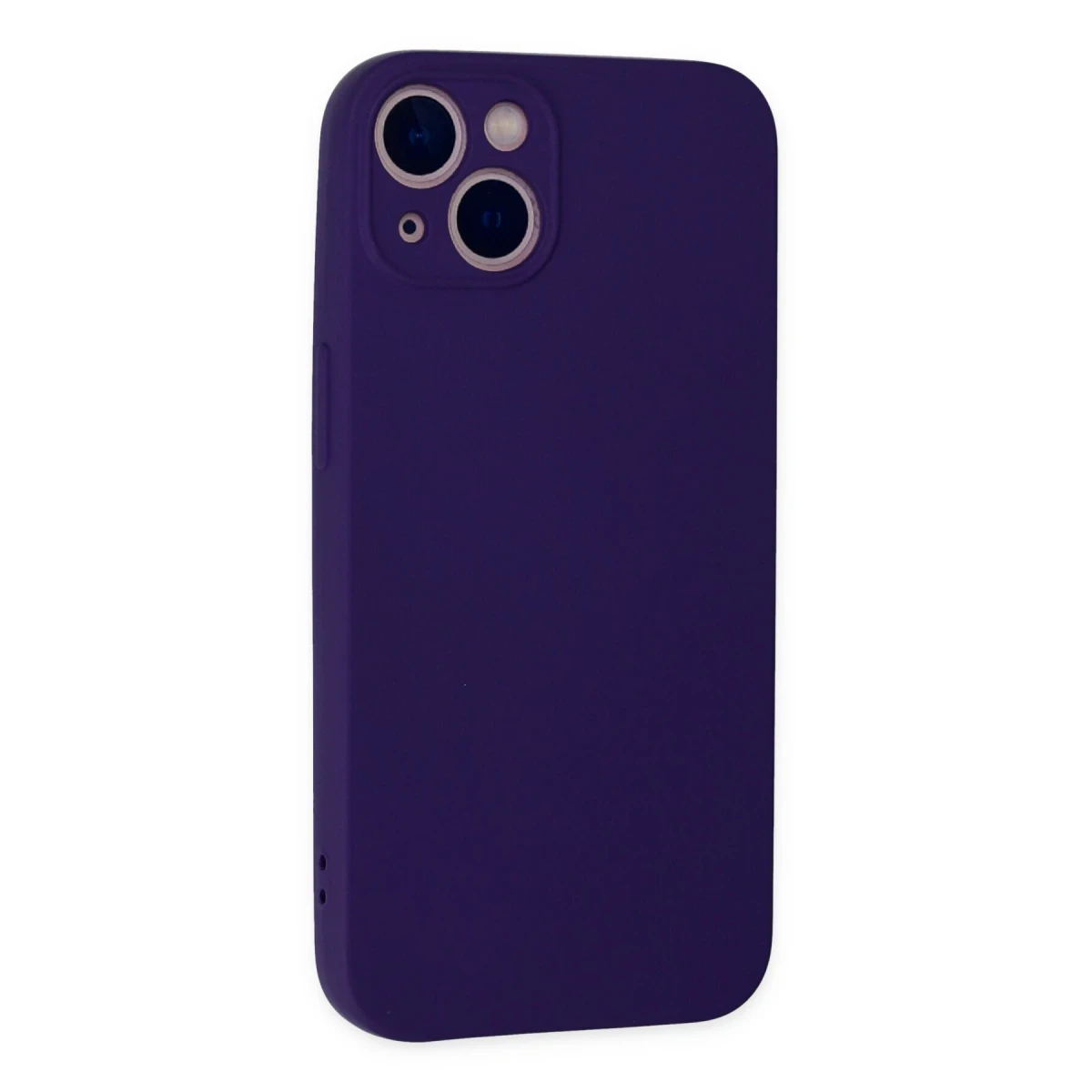 Newface Apple iPhone 13 Mini Kılıf Nano içi Kadife Silikon - Mor