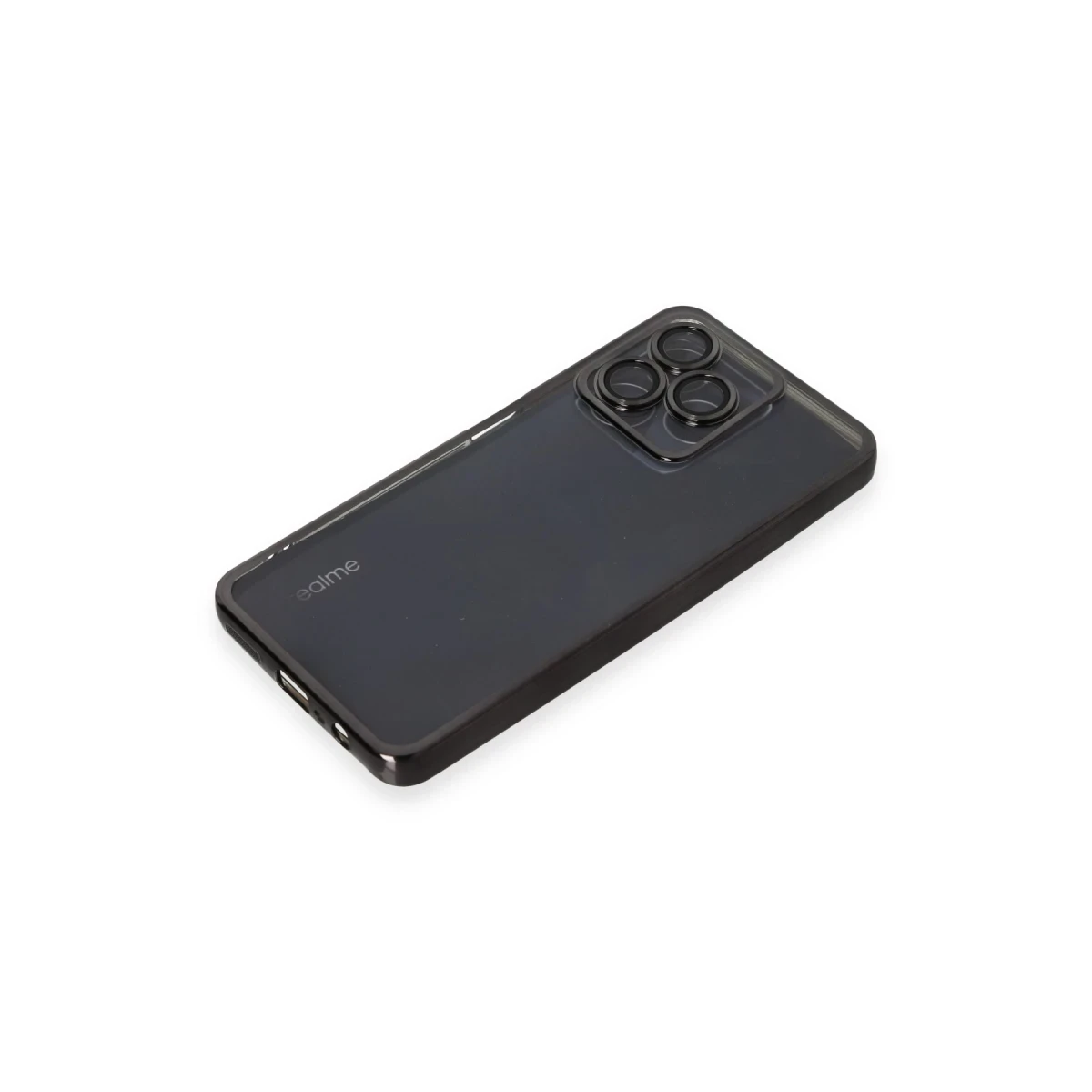 Newface Realme C53 Kılıf Razer Lensli Silikon - Siyah — görsel 8