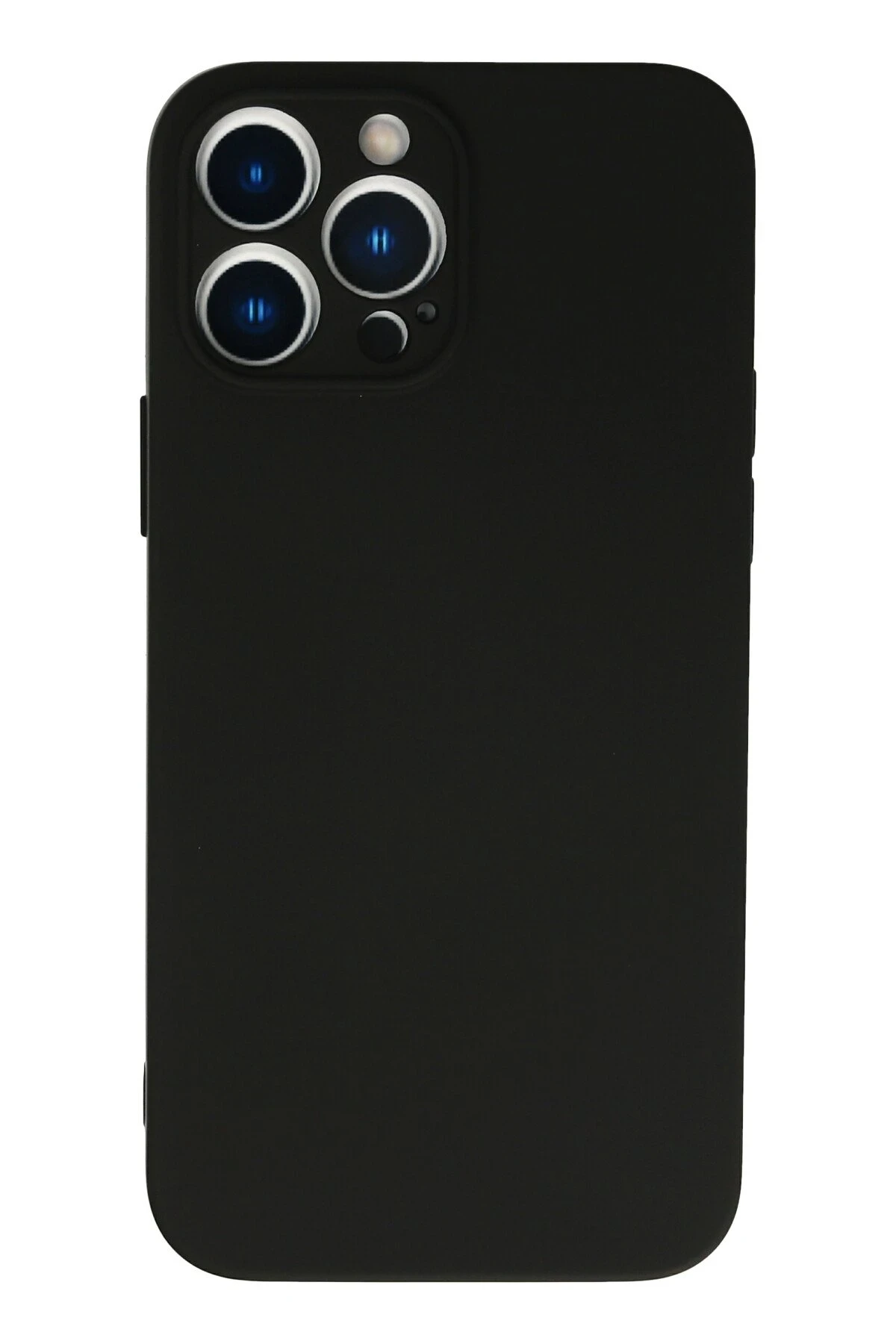 Newface iPhone 13 Pro Kılıf Nano içi Kadife Silikon - Siyah