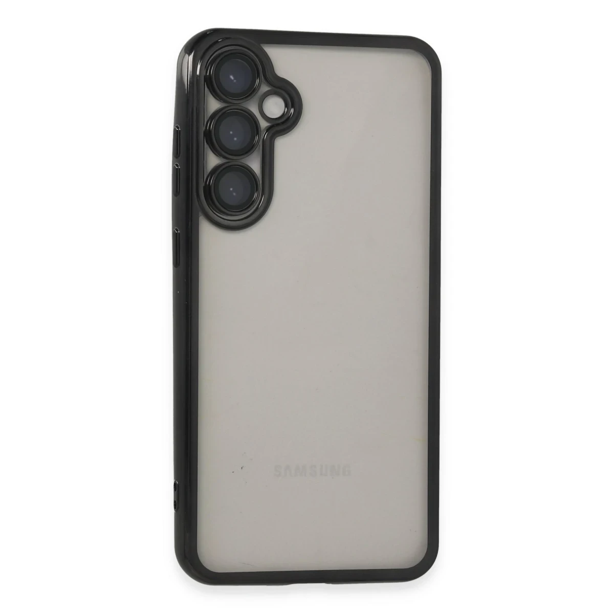Newface Samsung Galaxy S23 FE Kılıf Razer Lensli Silikon - Siyah — görsel 5