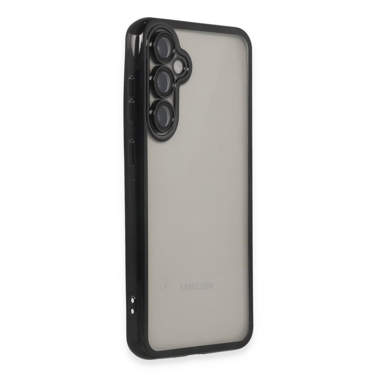 Newface Samsung Galaxy S23 FE Kılıf Razer Lensli Silikon - Siyah — görsel 10
