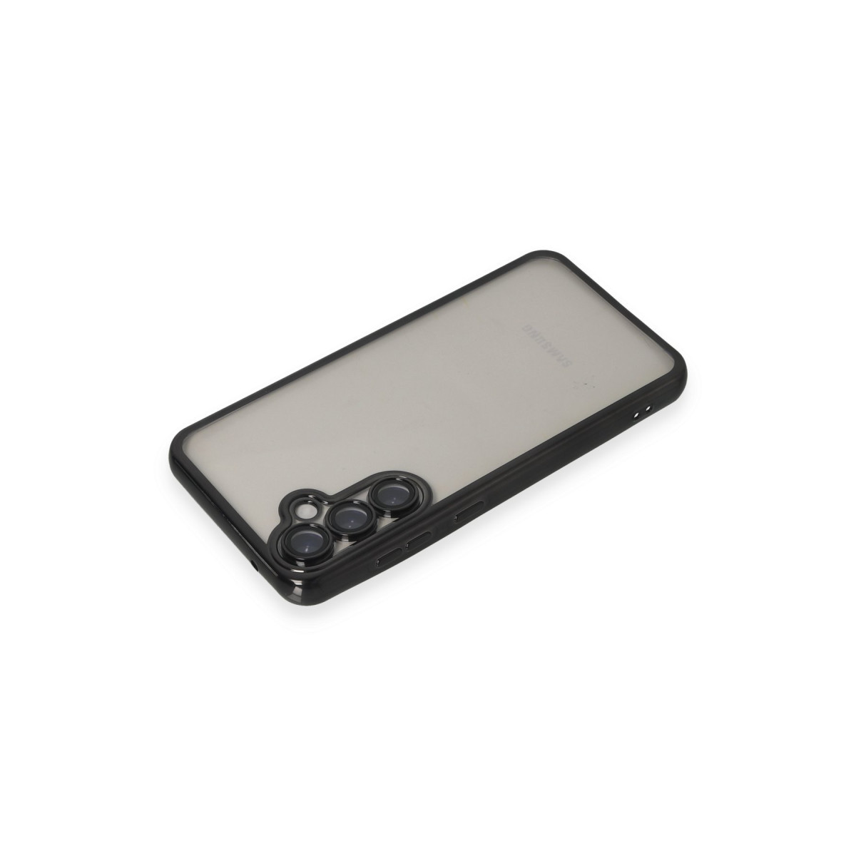 Newface Samsung Galaxy S23 FE Kılıf Razer Lensli Silikon - Siyah — görsel 11