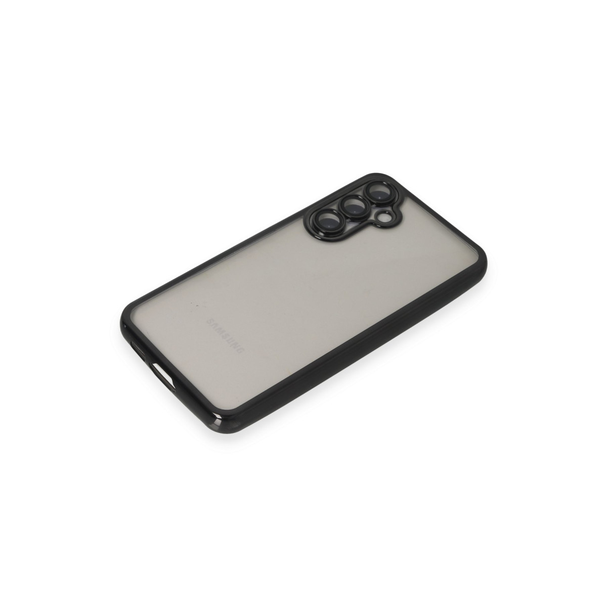 Newface Samsung Galaxy S23 FE Kılıf Razer Lensli Silikon - Siyah — görsel 12