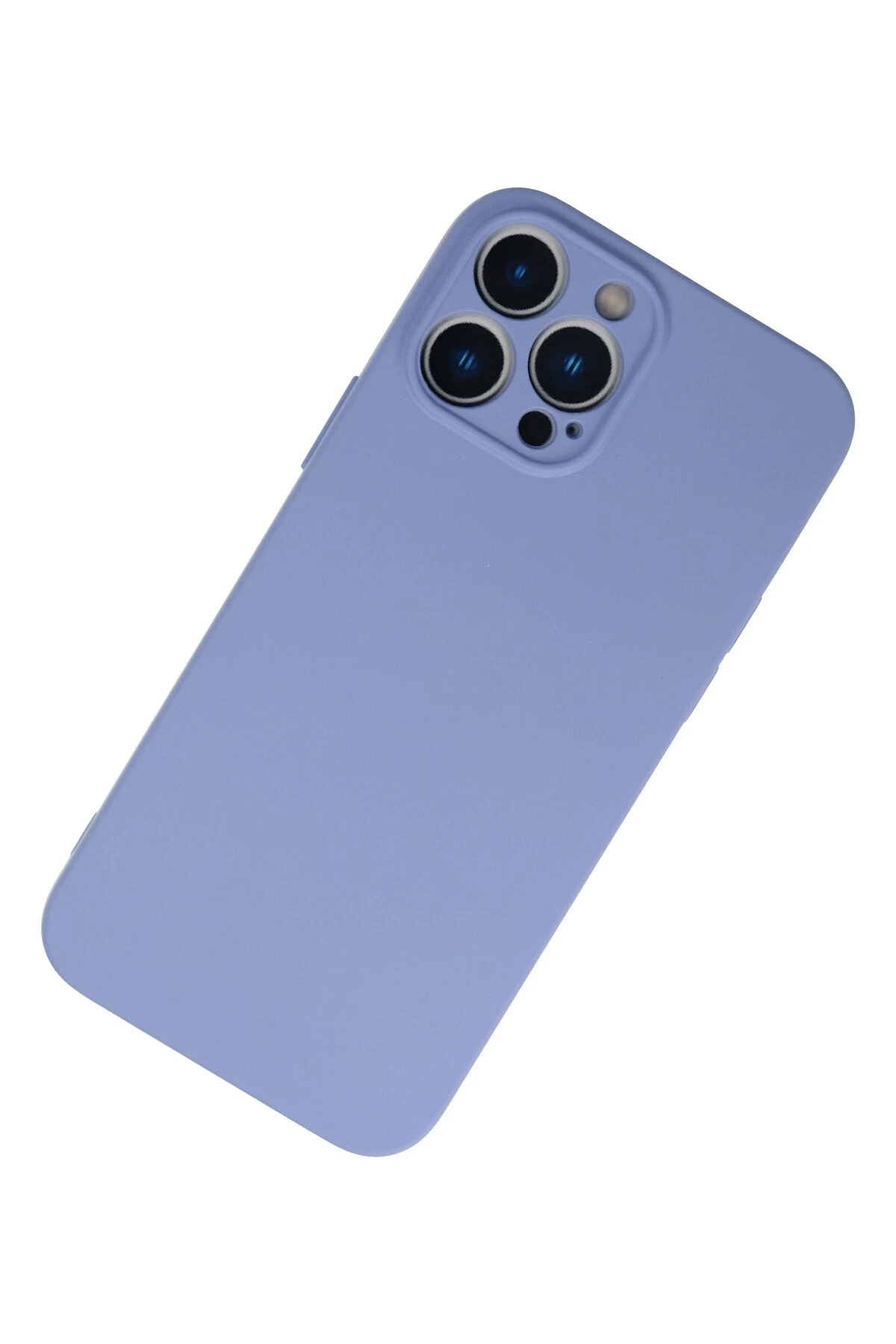 Newface iPhone 13 Pro Max Kılıf Nano içi Kadife Silikon - Lila