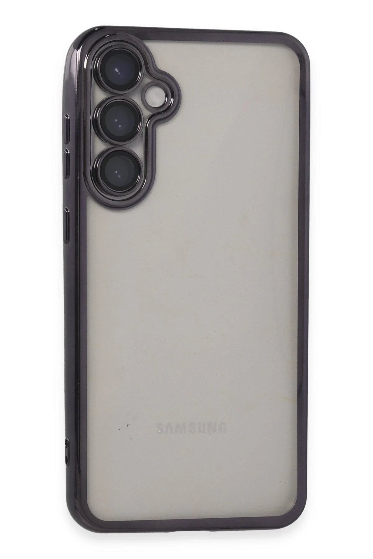 Newface Samsung Galaxy S23 FE Kılıf Razer Lensli Silikon - Mor