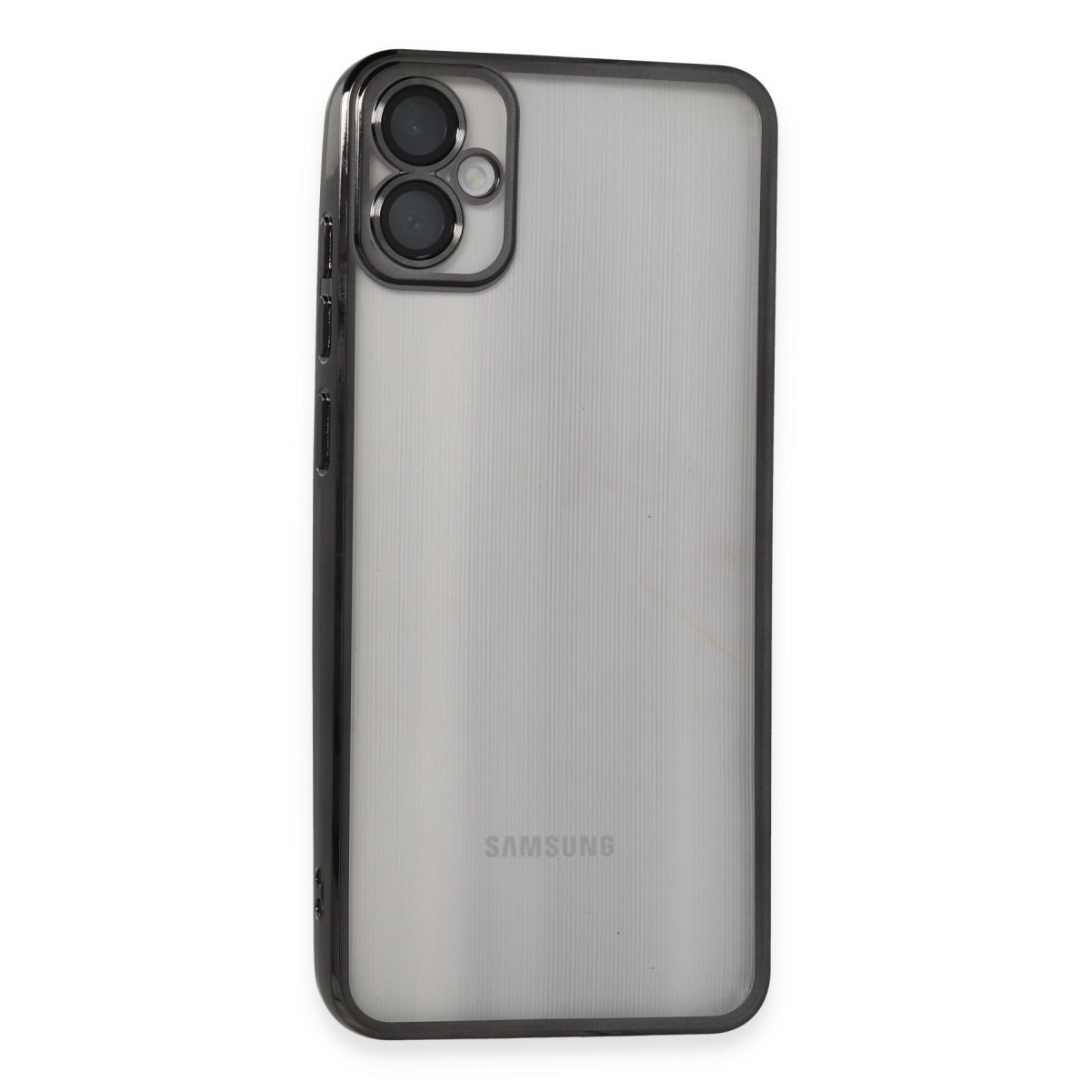 Newface Samsung Galaxy A05 Kılıf Razer Lensli Silikon - Siyah — görsel 9
