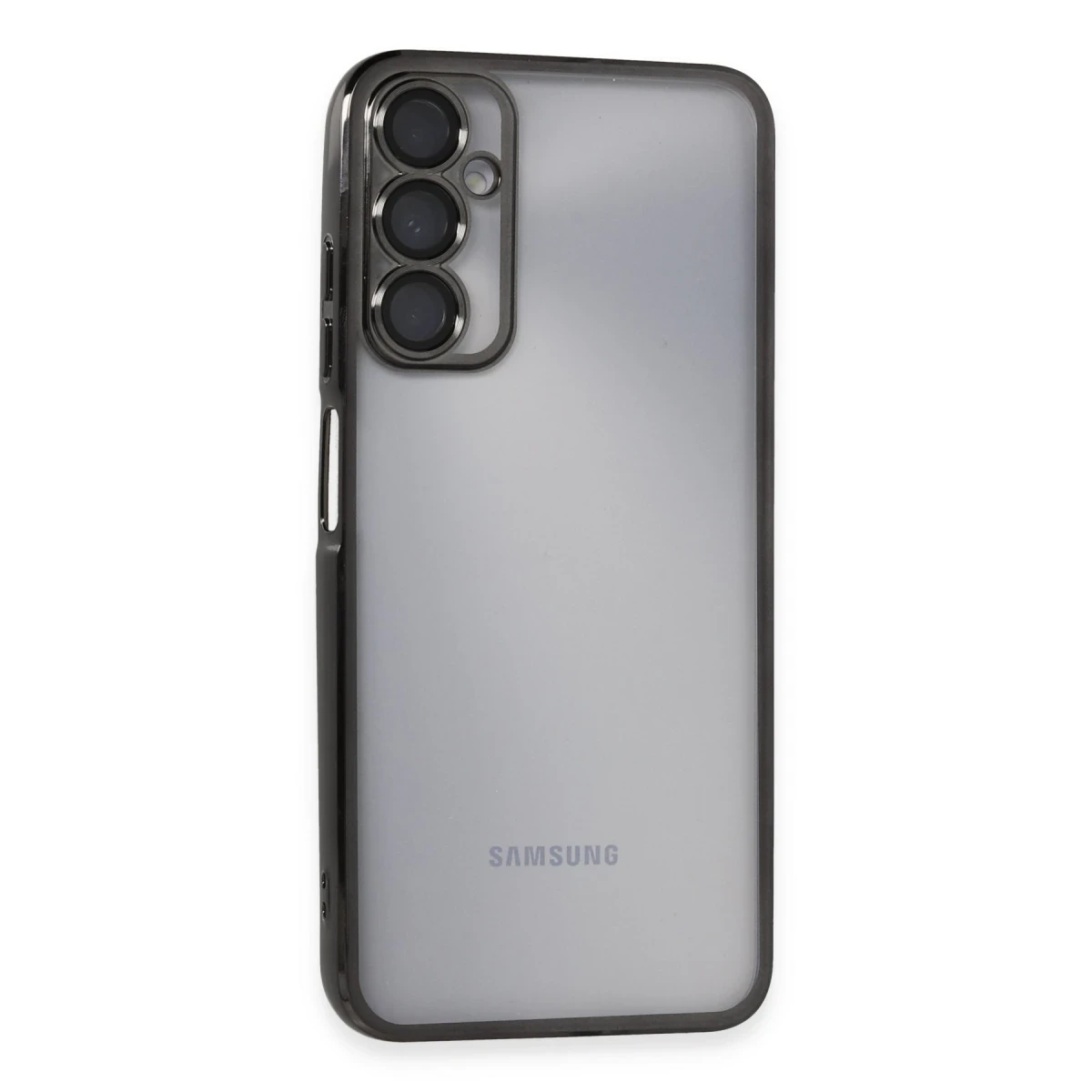 Newface Samsung Galaxy A05S Kılıf Razer Lensli Silikon - Siyah — görsel 5