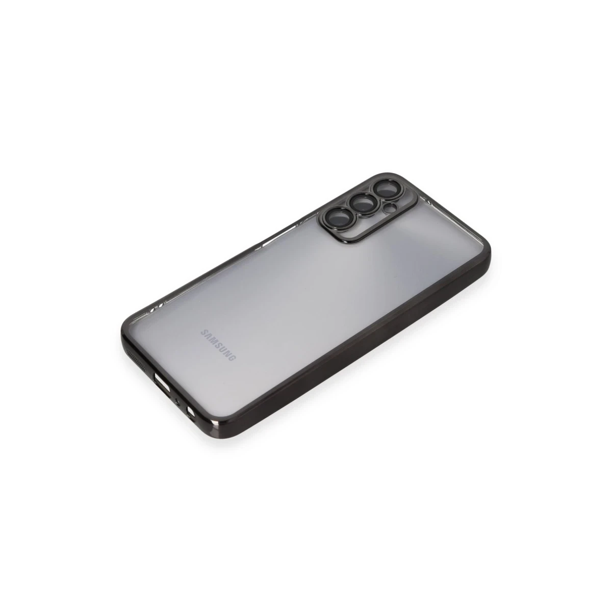 Newface Samsung Galaxy A05S Kılıf Razer Lensli Silikon - Siyah — görsel 8