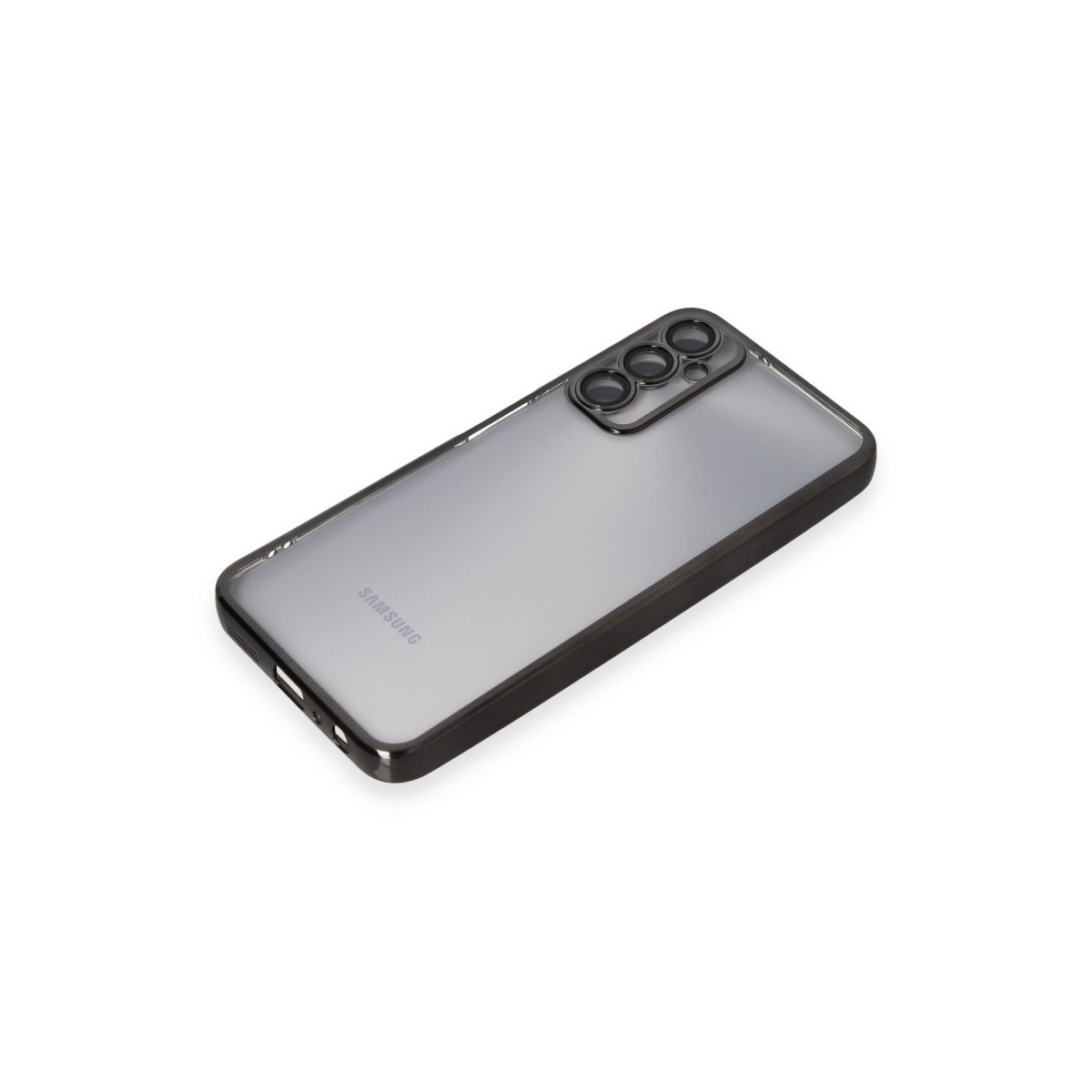 Newface Samsung Galaxy A05S Kılıf Razer Lensli Silikon - Siyah — görsel 12