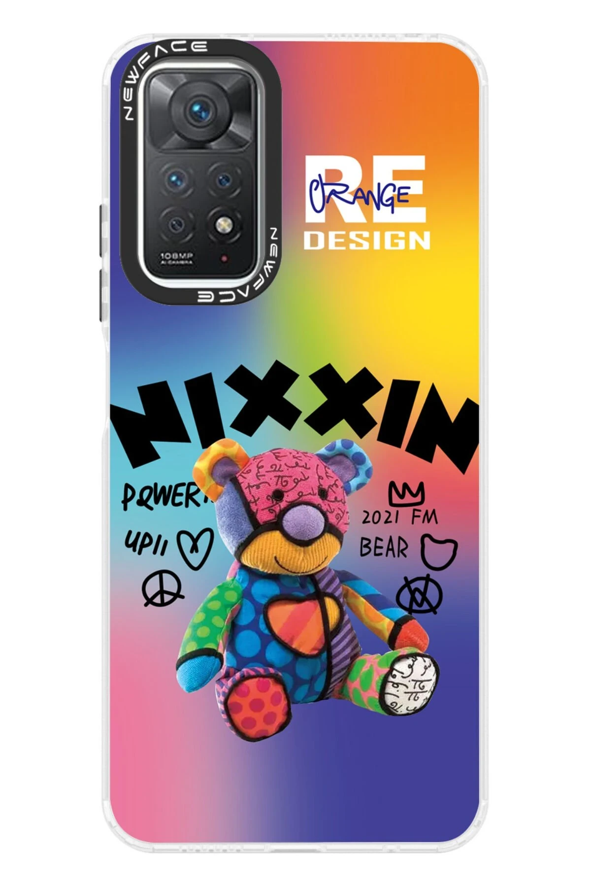 Newface Xiaomi Redmi Note 11 Pro Kılıf Estoril Desenli Kapak - Estoril - 11