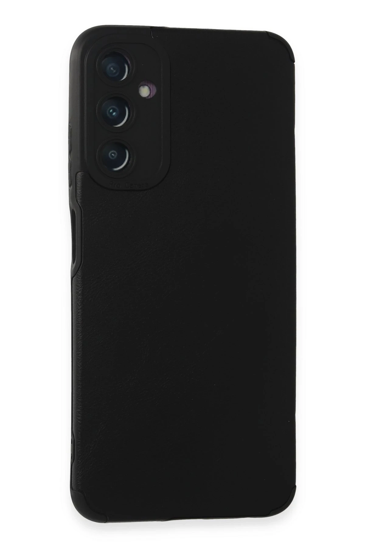 Newface Samsung Galaxy A05S Kılıf Loop Deri Silikon - Siyah