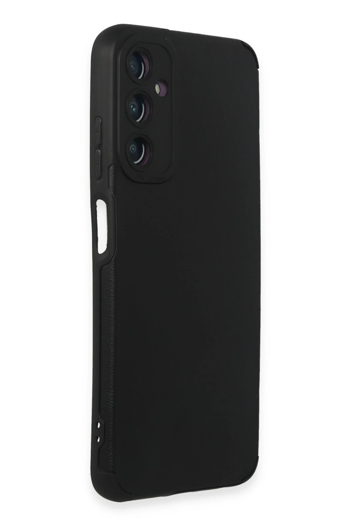 Newface Samsung Galaxy A05S Kılıf Loop Deri Silikon - Siyah