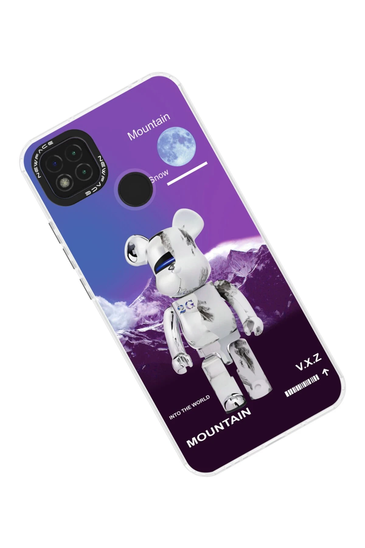 Newface Xiaomi Redmi 9C Kılıf Estoril Desenli Kapak - Estoril - 8