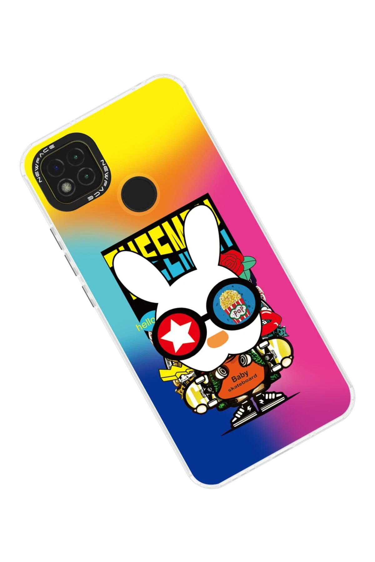 Newface Xiaomi Redmi 9C Kılıf Estoril Desenli Kapak - Estoril - 10