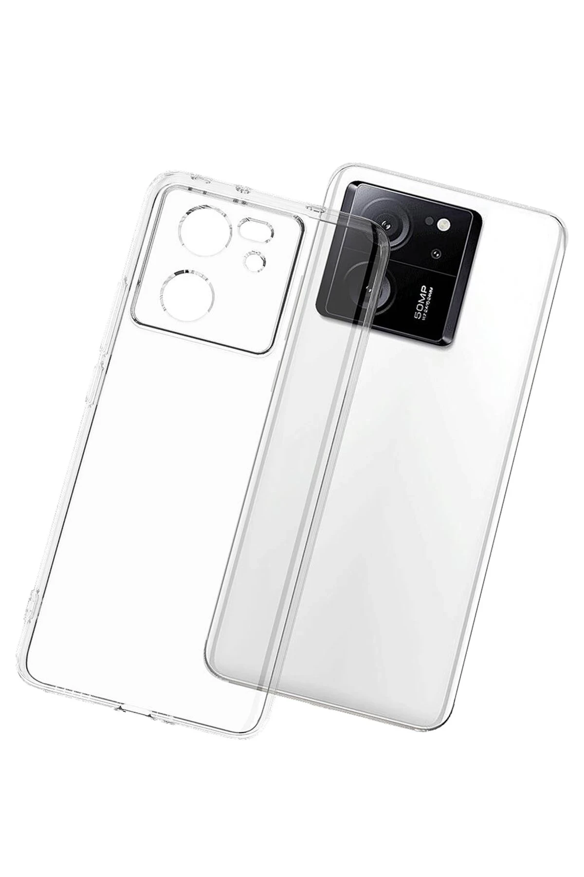 Newface Xiaomi Mi 13T Pro Kılıf Lüx Şeffaf Silikon