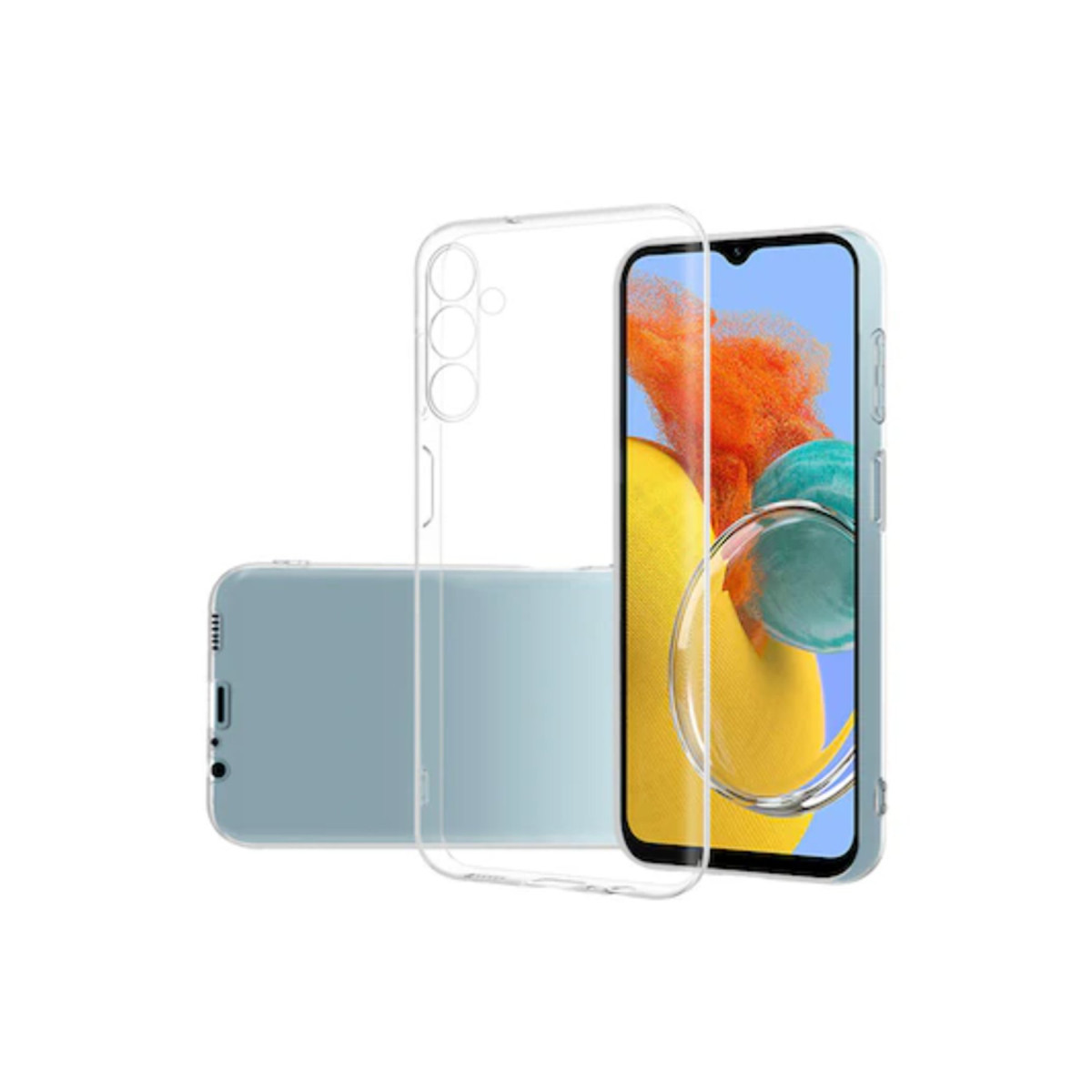 Newface Samsung Galaxy M14 5G Kılıf Lüx Şeffaf Silikon — görsel 7