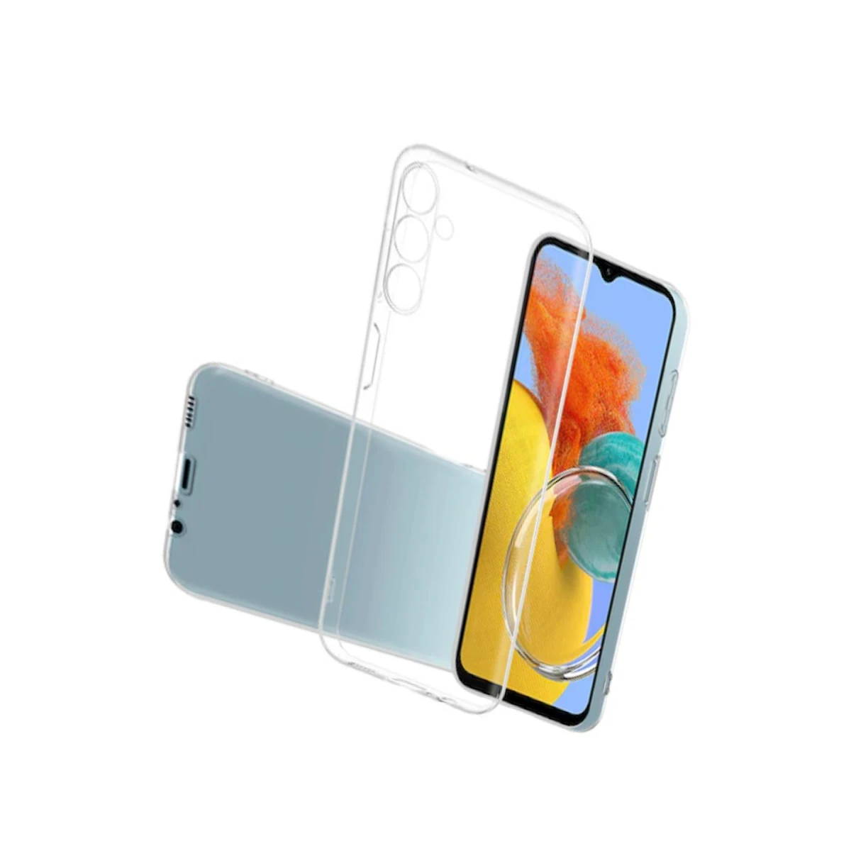 Newface Samsung Galaxy M14 5G Kılıf Lüx Şeffaf Silikon — görsel 6