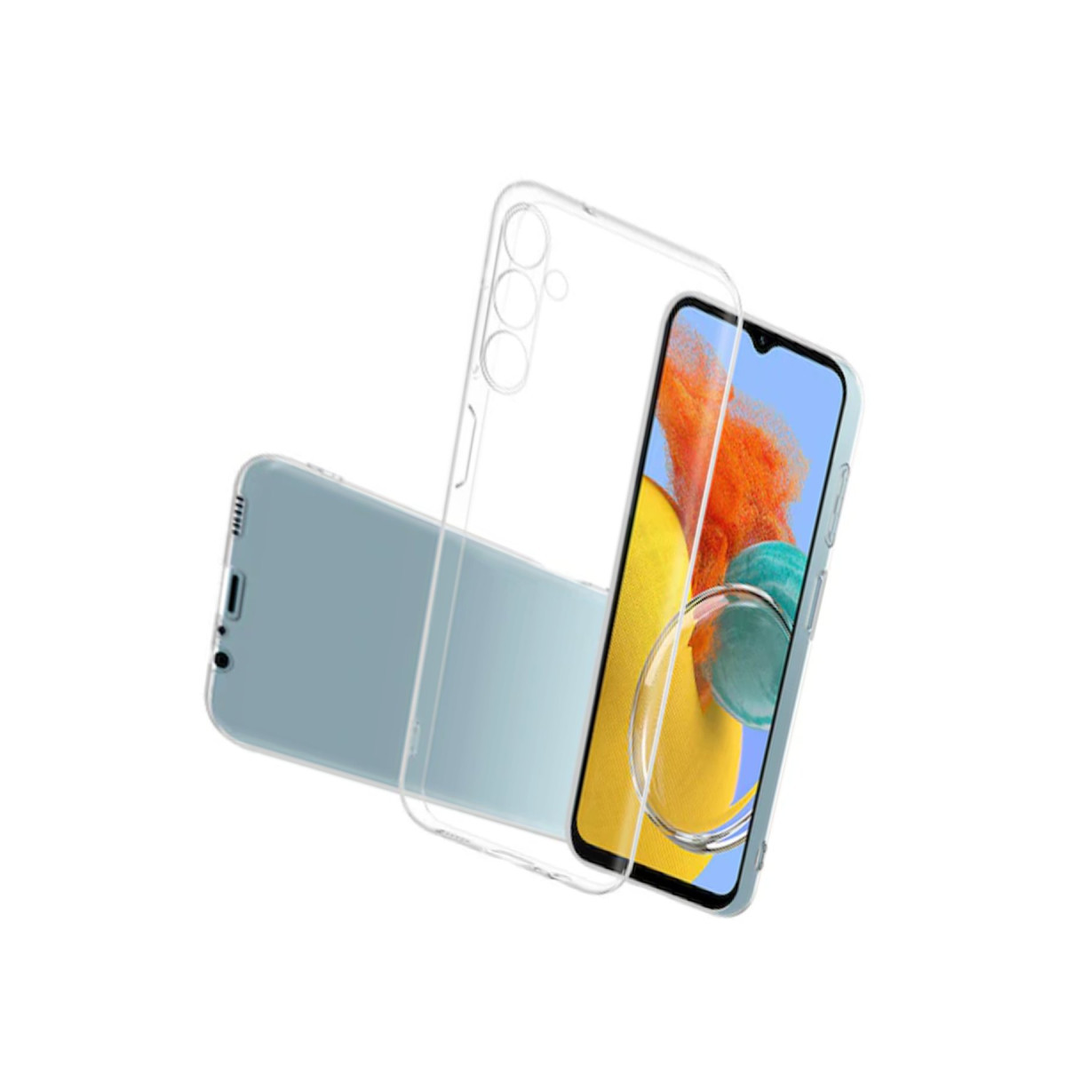 Newface Samsung Galaxy M14 5G Kılıf Lüx Şeffaf Silikon — görsel 9
