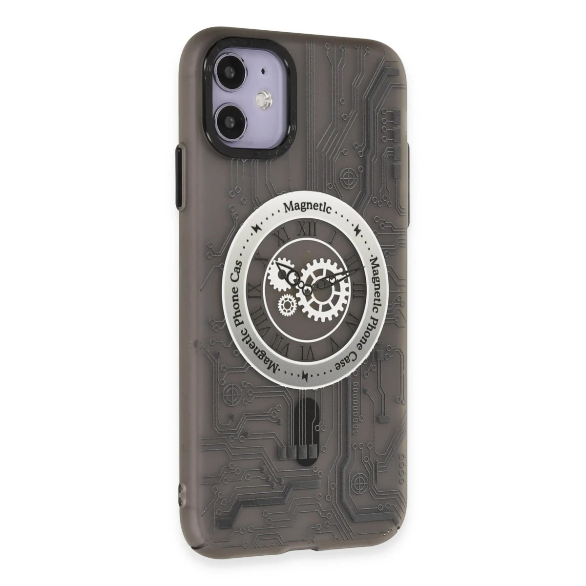 Newface Apple iPhone 11 Kılıf Apollo Magneticsafe Desenli Kapak - Apollo Siyah - 1 — görsel 6