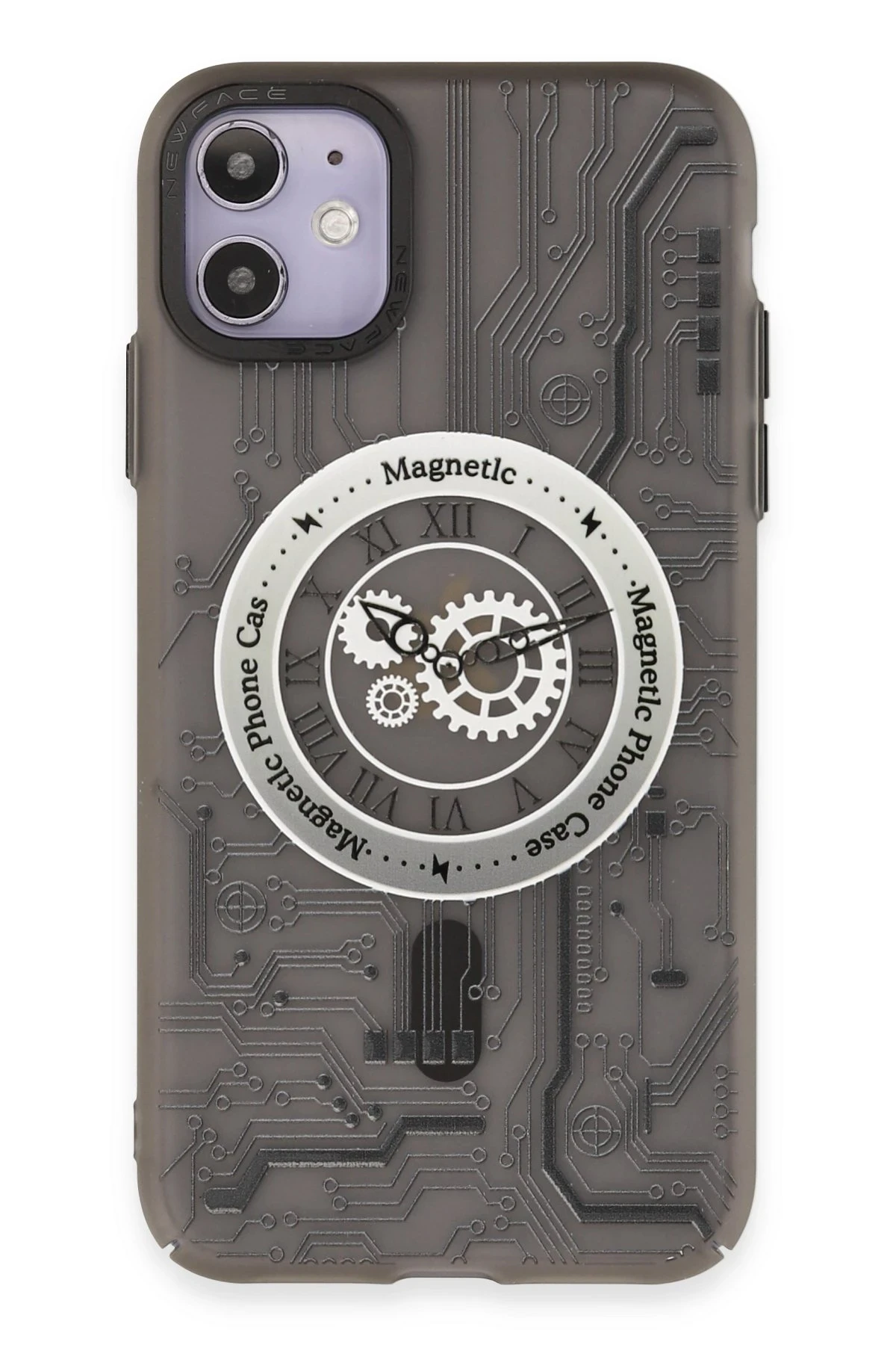 Newface Apple iPhone 11 Kılıf Apollo Magneticsafe Desenli Kapak - Apollo Siyah - 1 — görsel 2